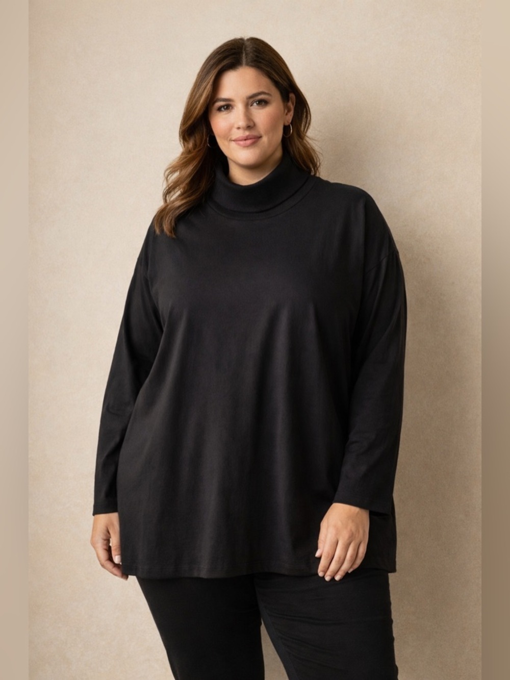 Woman Within Black Turtleneck